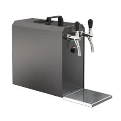 Öltapp - STREAM 50 ölväska, genomströmningskylare, 2-rads torrkylare, upp till 55 liter / h - SVART UTGÅNG, KEG 2:5 liters adapter, KEG:KeyKeg