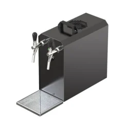 Öltapp - STREAM 50 ölväska, genomströmningskylare, 2-rads torrkylare, upp till 55 liter / h - SVART UTGÅNG, KEG 2:5 liters adapter, KEG:KeyKeg