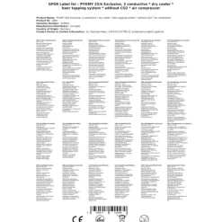 Öltapp, öldispenser, ölmaskin, ölautomat, ölkylare, öltappingssystem PYGMY 25/k Exclusive, två trådsensor, Torr svalare utan CO2, luftkompressor