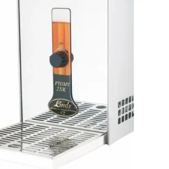 Öltapp, öldispenser, ölmaskin, ölautomat, ölkylare PYGMY 25 / K med membranpump, 1-rads torrkylare av rostfritt stål, 35 liter/h, Green Line