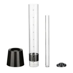 Öltorn, 81x20x22 cm, Transparent, Svart