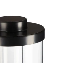 Öltorn, 81x20x22 cm, Transparent, Svart