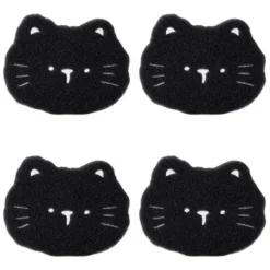 Luddborttagare för Tvättmaskiner, 4-pack Wavy cat shape