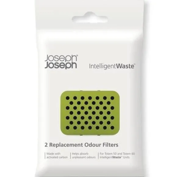 Luktfilter - JOSEPH JOSEPH - Intelligent Waste - Paket med 2 - Antilukt - Lätt att byta