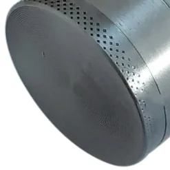 Lövmönsterkvarn Färgglad Zinklegering Manuell Bärbar Slipmaskin Kross Slipverktyg Present Dia 4CM 4 Golv Silver