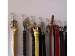 3M COMMAND Hooks 17067CRL with a metal handle 3 hooks + 4 small transparent stripes