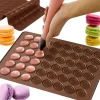 Macaron Kakform i Silikon / Form - 48 platser