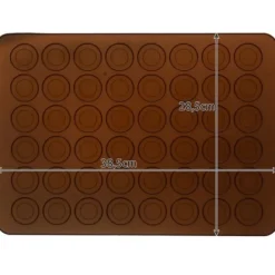 Macaron Kakform i Silikon / Form - 48 platser