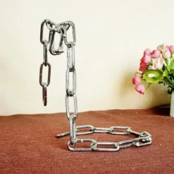 Magic Illusion Flytande Silverkedja Vinflaskhållare Stativställ Heminredning