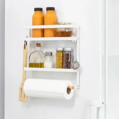 Magnetisk Förvaringshylla med Två Hyllplan