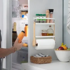 Magnetisk Förvaringshylla med Två Hyllplan