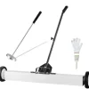 Magnetisk sopmaskin 36 tum med hjul, teleskopiskt pickupverktyg, effektiv städning
