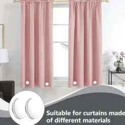 Magnetiska duschdraperivikter, Använd för viktat duschdraperifoder, flaggvikter, undvik att blåsa runt, Arbeta för draperier, bordsduk, flagga (vit) | CDON