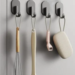 Magnetiska Sidokrokar för Kylskåp, 2 pack