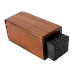 Magnetiskt Knivblock - Köksknivställ - 360° Roterande - Utan Knivar - 11×11×24,6 cm - Plommonfärgad