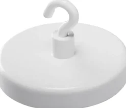 Magnetoplan Krokmagnet HOLTZ OFFICE SUPPORT (Ø x H) 47 mm x 40 mm rund, med krok Vit 1 st 52647
