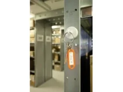 Magnetoplan Krokmagnet HOLTZ OFFICE SUPPORT (Ø x H) 47 mm x 40 mm rund, med krok Vit 1 st 52647