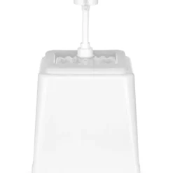 Majonnässåsdispenser med pump 2,5 l vit - Hendi 203545