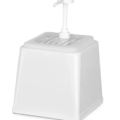 Majonnässåsdispenser med pump 2,5 l vit - Hendi 203545