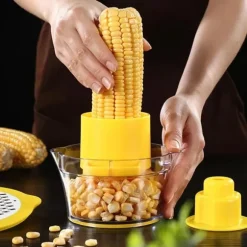 Majsskalare med kopp, Gul