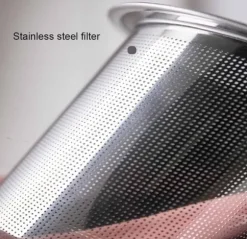 Making Tea - Keramisk tekanna I Gul 500 ml teinfuserare med lock i rostfritt stål I Premium glaserad stengods tekanna för att göra te