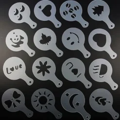 Mallar / Stenciler Cappuccino 16 st