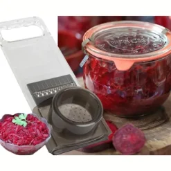 Mandolin Grönsaksskärare och Rivjärn med 6 Blad