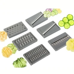 Mandolin Grönsaksskärare och Rivjärn med 6 Blad