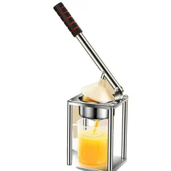 Manuell Apelsinpress, Livsmedelsklass 304 Rostfritt Stål, Kompakt Design, Ergonomiskt Handtag, Lämplig för Olika Frukter