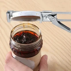 Manuell konservöppnare i rostfritt stål - Easy Grip köksredskap