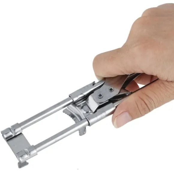 Manuell konservöppnare i rostfritt stål - Easy Grip köksredskap