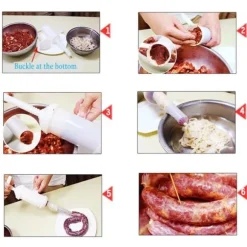 Manuell korvstoppare / korvspruta – 2-pack