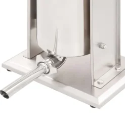 Manuell korvstoppare 10 L i rostfritt stål - Perfekt för både hemmabruk och professionellt | Färg: Silver | Storlek: 10 L