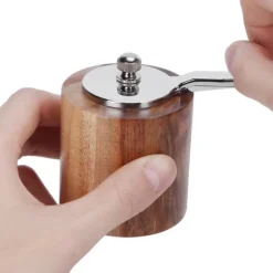 Manuell Pepparkvarn Kryddkvarn Malverktyg med Lång Vev för Hemrestaurang