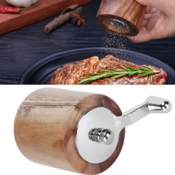 Manuell Pepparkvarn Kryddkvarn Malverktyg med Lång Vev för Hemrestaurang