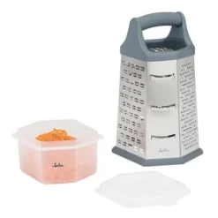 Manuell sexkantig rivjärn - Jata - 6 sidor - Rostfritt stål - Grovrivjärn - Finrivjärn - Skrapa - Kavel