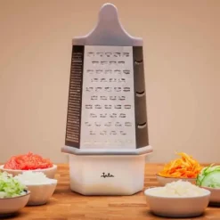 Manuell sexkantig rivjärn - Jata - 6 sidor - Rostfritt stål - Grovrivjärn - Finrivjärn - Skrapa - Kavel