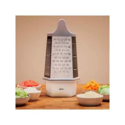 Manuell sexkantig rivjärn - Jata - 6 sidor - Rostfritt stål - Grovrivjärn - Finrivjärn - Skrapa - Kavel