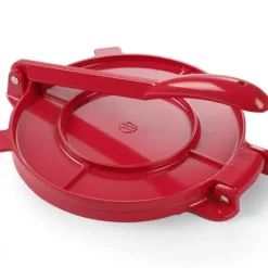 Manuell tortillapress 250mm röd Hendi 513033