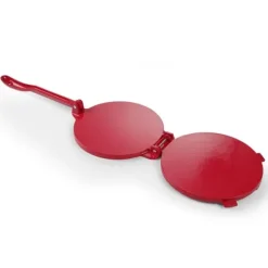 Manuell tortillapress 250mm röd Hendi 513033