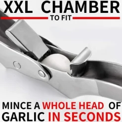 Manuell Vitlökspress i Rostfritt Stål