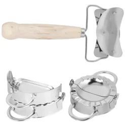 Manuellt dumplingverktyg i 304 rostfritt stål med dumplingwrap-verktyg, köksredskap