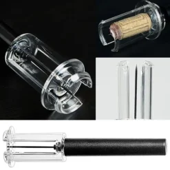 Manuellt lufttryck Rödvin flasköppnare Nåltyp Vinflaska korkborttagare