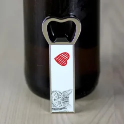 Manx - flasköppnare med en katt, personlig kylöppnare, unik present till en man från Art-Dog