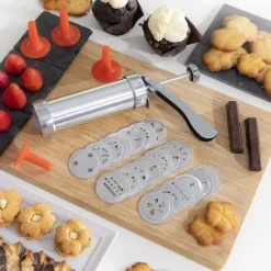 Maskin för att göra Kakor och Spritspåse 2-i-1. Prekies InnovaGoods