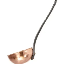Massiv kopparslev med gjutjärnshandtag - BAUMALU - Diameter 11 cm