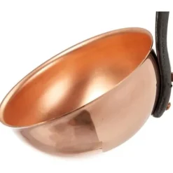 Massiv kopparslev med gjutjärnshandtag - BAUMALU - Diameter 11 cm