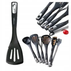 Masterpan Ergonomisk PBT Räfflad Spatel - Laga Mat med Stil