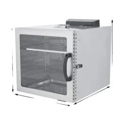 Matavtorkare, 10-lagers kapacitet, rostfri stål konstruktion,Ljusgrå