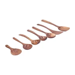 Matlagningssked Spatel Set Långt Handtag Köksredskap Matlagningsverktyg för Hemmabruk Non-Stick Pan